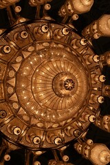
The Chandeliers at the beautiful sultan qaboos grand mosque in Muscat, Oman
