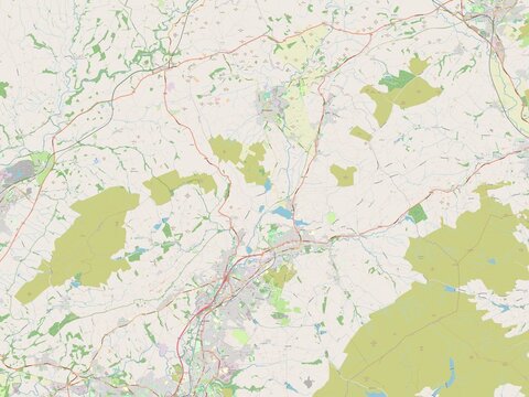 Pendle, England - Great Britain. OSM. No legend