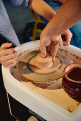 Fototapeta premium potter at work