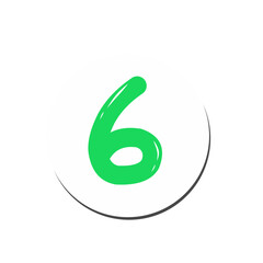 Fototapeta premium Cute Numbers 