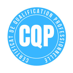 Symbole CQP certificat de qualification professionnelle 