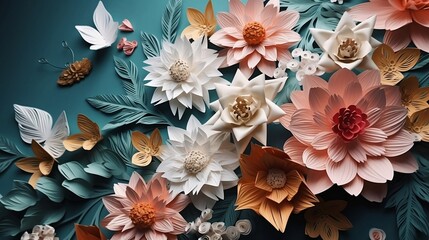 Paper Flowers, generative Al 