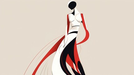 abstract illustration of a person