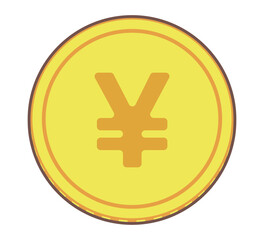 日本円イメージのコイン