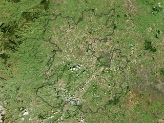 Shropshire, England - Great Britain. High-res satellite. No legend