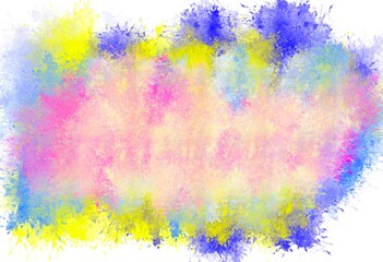 Colorful abstract background with paint splashes