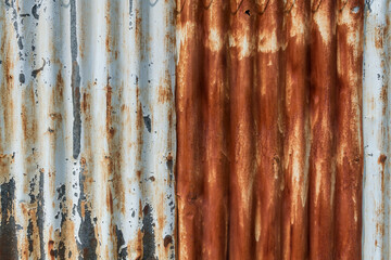 Rust iron zinc wall for material textured background
