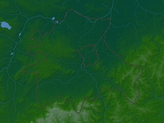 South Cambridgeshire, England - Great Britain. Physical. No legend