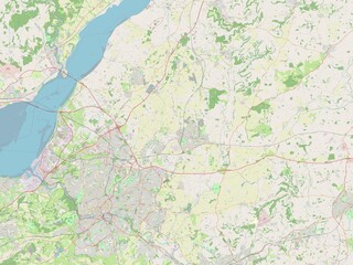 South Gloucestershire, England - Great Britain. OSM. No legend