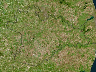 South Norfolk, England - Great Britain. High-res satellite. No legend