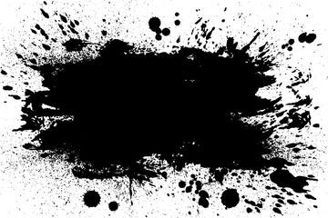 Ink grunge hand drawn spots