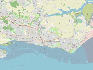 Southend-on-Sea, England - Great Britain. OSM. No legend