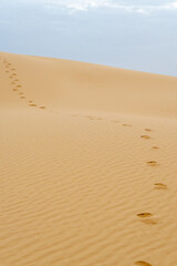 The beautiful sand dunes in bou saada the closest desert place for the capital.