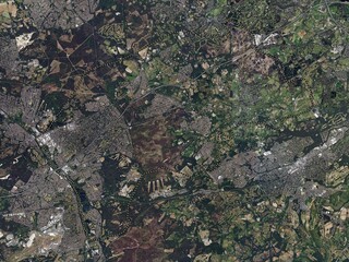 Obraz premium Surrey Heath, England - Great Britain. High-res satellite. No legend