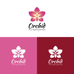 
Beautiful Orchid logo for your business