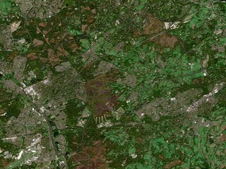 Surrey Heath, England - Great Britain. Low-res satellite. No legend