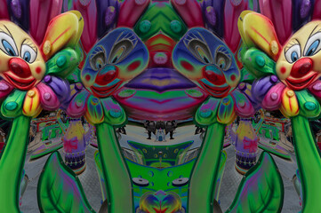 Fototapeta premium Trippy flower graphics 