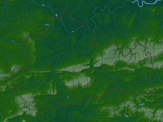 Surrey, England - Great Britain. Physical. No legend