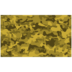 Camouflage seamless pattern. Trendy style camo, repeat. 
Khaki texture, military army hunting. Vector illustration.
