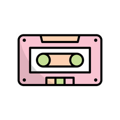 Cassette Tape icon vector design templates