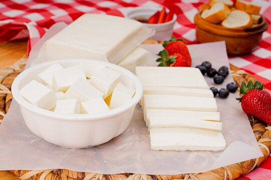 Healthy soft cheese for sharing with lifestyle background, for daily enjoyment
