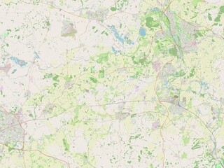 Vale of White Horse, England - Great Britain. OSM. No legend