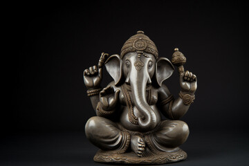 Generative AI. Lord Ganesha, the celebration of Ganesh.
