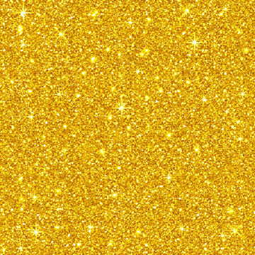 Bright yellow glitter texture background