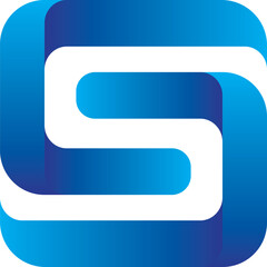 Letter S Logo Cube 3D 