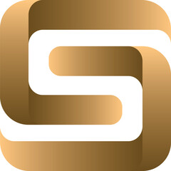 Letter S Logo Cube 3D 