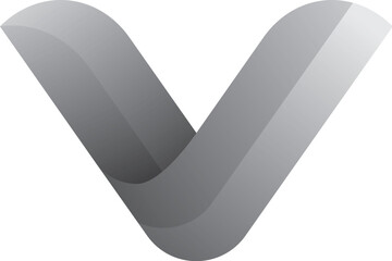 Letter V Logo Modern Technology
