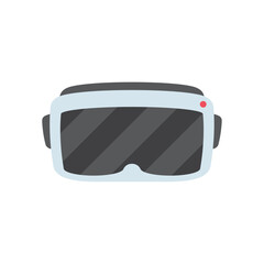 Futuristic cyborg goggles