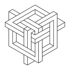 Unreal illustration, illusion