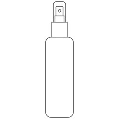 Simple Line Cosmetic Bottle