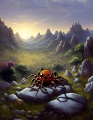 Spider in The Valley Alien
Created with a Generative Ai Technology