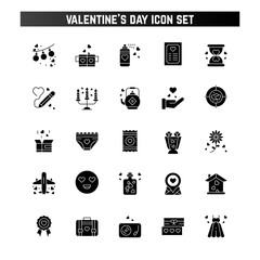 Set of love Icons. Line art Vector illustration.