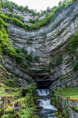 Source de la Loue à Ouhans, Doubs, France