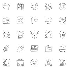 Valentine icon pack including girl. couple. movie. women. love.