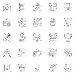 A set pack of Love icons set. The collection includes for mobile app. web design. in a moment of celebration. Valentine's Day.