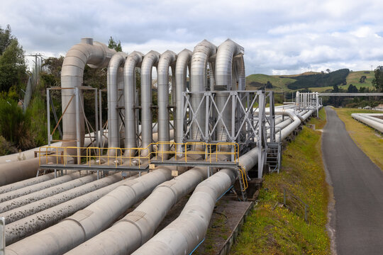 Green energy geothermal power station pipeline perspective
