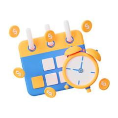 Finance Planning 3d illustration