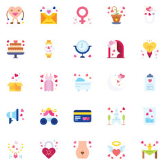 friendship Icons bundle. Vector illustration