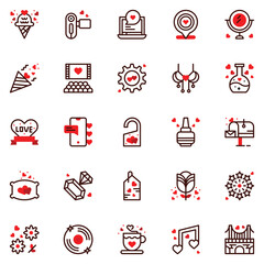 friendship Icons bundle. Vector illustration