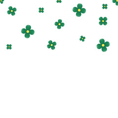 green flower confetti party