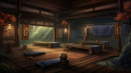 Samurai Gaming Art Game Environments Background