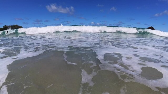 Maui Beach Swim at Koki Beach with dangerous waves