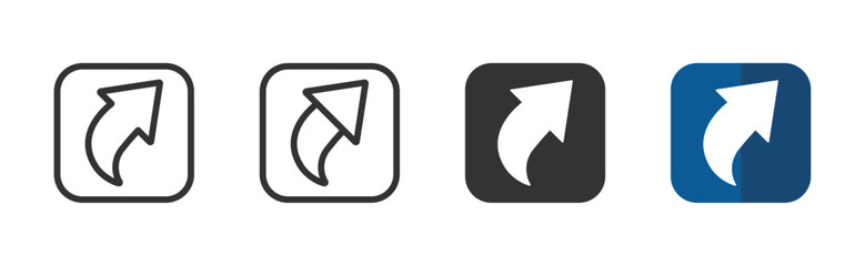 Shortcut vector icons