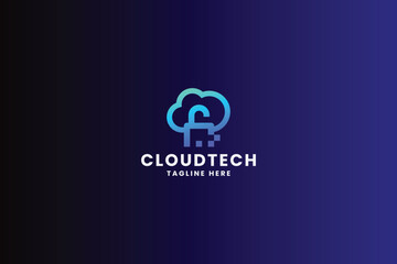 Cloud Tech Pro Logo Template
