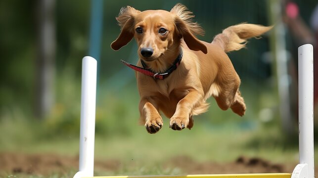 Dachshund Agility Training