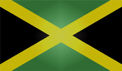 Jamaica textured flag